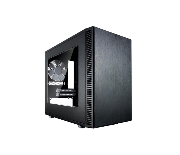 FRACTAL DESIGN Define Nano S Black Window 3.5'HDD/2,5'SSD ITX FD-CA-DEF-NANO-S-BK-W - 331212 - zdjęcie
